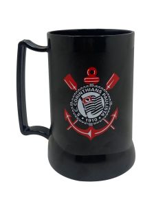 CANECA GEL PEÇA PRETA 400ML CP - Corinthians