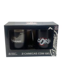 CANECA GEL DUPLA 400ML e 400ML - Corinthians
