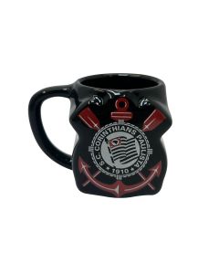 Caneca de Porcelana Escudo 3D - Corinthians