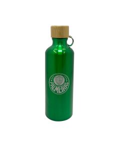GARRAFA ALUMÍNIO 500ml TAMBA DE BAMBU - Palmeiras