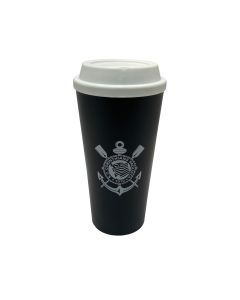 COPO CAFÉ COM TAMPA 550ML - Corinthians