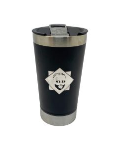 COPO TÉRMICO 500ml COM ABRIDOR PRETO MEMPHIS - Corinthians