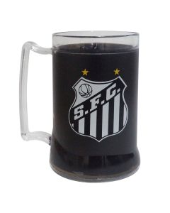 CANECA GEL PRETO 400ML - Santos