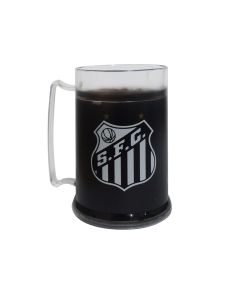 MINI CANECA GEL PRETO 300ML - Santos