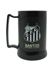 CANECA GEL PEÇA PRETA 400ML NO SANTOS MORRER - Santos