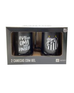 CANECA GEL DUPLA 400ML e 400ML - Santos