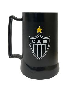 CANECA GEL PEÇA PRETA 400ML - Atlético Mineiro