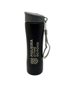SQUEEZE 600ML COM ALÇA PRETO - Figueirense