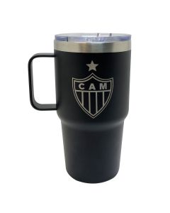 CANECA TÉRMICA 700ML PRETA - Atlético Mineiro