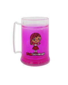 MINI CANECA GEL ROSA 300ML LULU - Flamengo