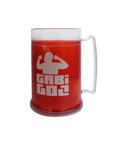 MINI CANECA GEL VERMELHO 300ML GABIGOL - Flamengo