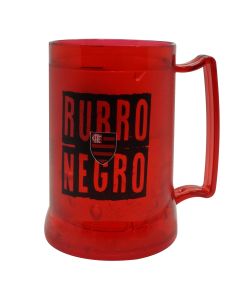 CANECA GEL PEÇA VERMELHA 400ML RUBRO NEGRO - Flamengo
