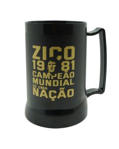 CANECA GEL PEÇA PRETA 400ML ZICO - Flamengo