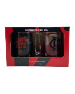 CANECA GEL DUPLA 400ML e 400ML - Flamengo