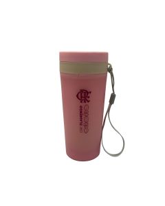 COPO DE PLÁSTICO ROSA 350ml - Flamengo
