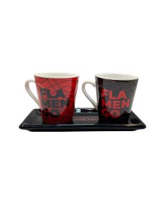 2 XÍCARAS TULIPAS 130ML NO PIRES - Flamengo