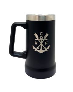 CANECA TÉRMICA 700ML PRETA COM ALÇA - Flamengo