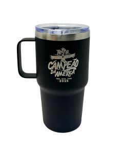 CANECA TÉRMICA 700ML PRETA TETRA DA AMÉRICA - Flamengo