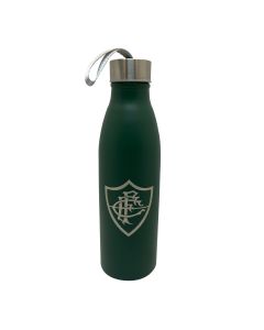 GARRAFA 750ML INOX COM ALÇA VERDE - Fluminense