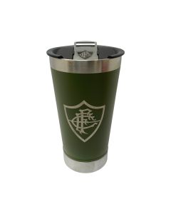 COPO TÉRMICO 500ml COM ABRIDOR VERDE - Fluminense
