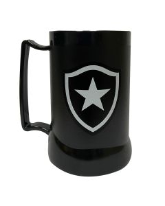CANECA GEL PEÇA PRETA 400ML - Botafogo
