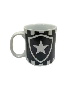 CANECA DE PORCELANA 320ml EVOLUÇÃO ESCUDOS - Botafogo