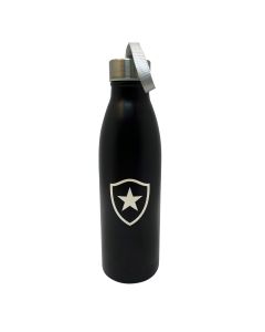 GARRAFA 750ML INOX COM ALÇA PRETA - Botafogo