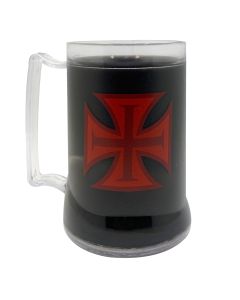 CANECA GEL PRETO 400ML CRUZ DE MALTA - Vasco