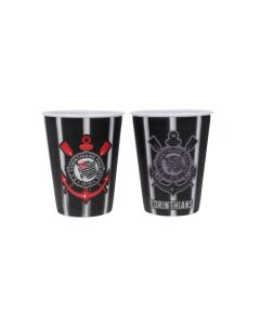 JOGO 2 COPOS 3D 400ML - Corinthians
