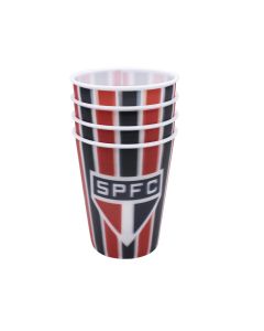 JOGO 4 COPOS 3D 400ML - São Paulo