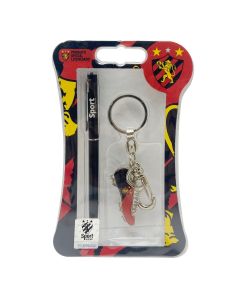 KIT CANETA E CHAVEIRO CHUTEIRA NO BLISTER - Sport Club do Recife