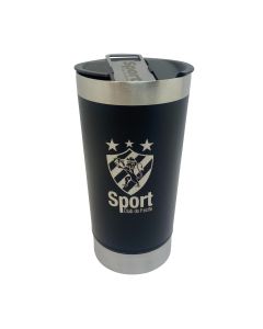 COPO TÉRMICO 500ml COM ABRIDOR PRETO - Sport Club do Recife