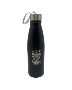 GARRAFA 750ML INOX COM ALÇA PRETA - Sport Club do Recife