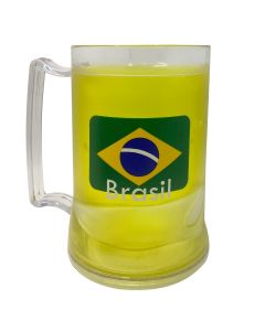 CANECA GEL AMARELO 400ML - Brasil