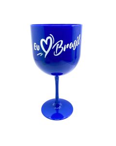 TAÇA DE GIN AZUL 580ml - Brasil