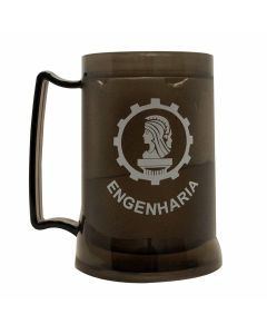 CANECA GEL PEÇA PRETA 400ML - ENGENHARIA