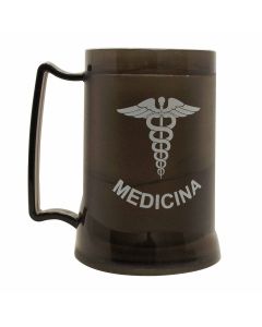 CANECA GEL PEÇA PRETA 400ML - MEDICINA