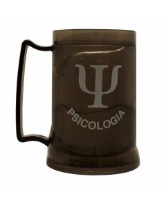 CANECA GEL PEÇA PRETA 400ML - PSICOLOGIA