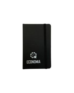 CADERNETA S/ PAUTA PRETA - ECONOMIA