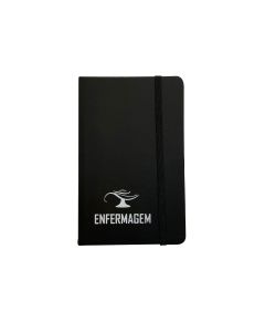CADERNETA S/ PAUTA PRETA - ENFERMAGEM