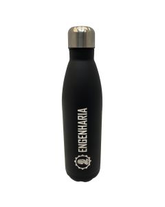 GARRAFA 750ML INOX PRETA - ENGENHARIA