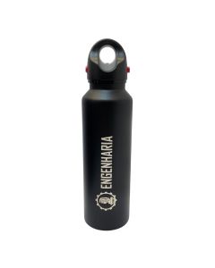 GARRAFA TÉRMICA 620ML PRETA - ENGENHARIA