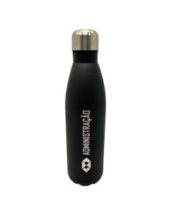 GARRAFA 750ML INOX PRETA - ADMINISTRAÇÃO