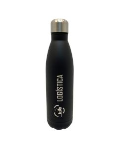 GARRAFA 750ML INOX PRETA - LOGÍSTICA