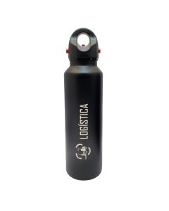GARRAFA TÉRMICA 620ML PRETA - LOGÍSTICA