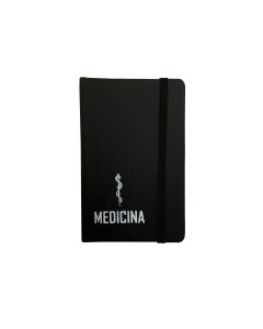 CADERNETA S/ PAUTA PRETA - MEDICINA