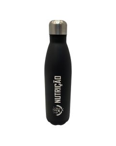 GARRAFA 750ML INOX PRETA - NUTRIÇÃO