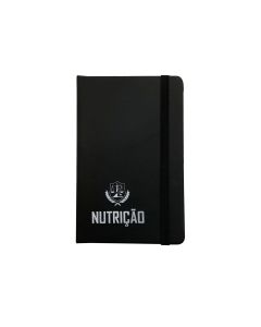 CADERNETA  S/ PAUTA PRETA - NUTRIÇÃO