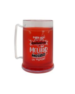 MINI CANECA GEL VERMELHO 300ML - MOZÃO