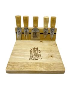 KIT QUEIJO 6 PÇS - QUEIJO NA TÁBUA